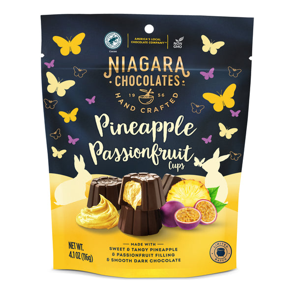 Dark Chocolate Pineapple Passionfruit Cups (4.1oz Bag)