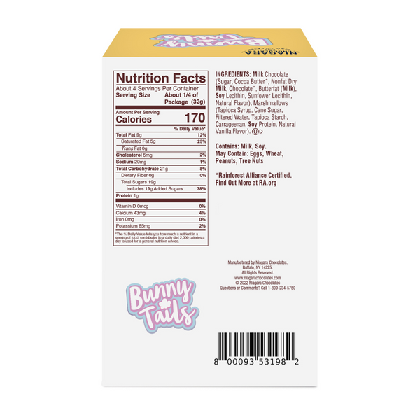 Milk Chocolate Bunny Tails Surprise Egg (4.5oz)