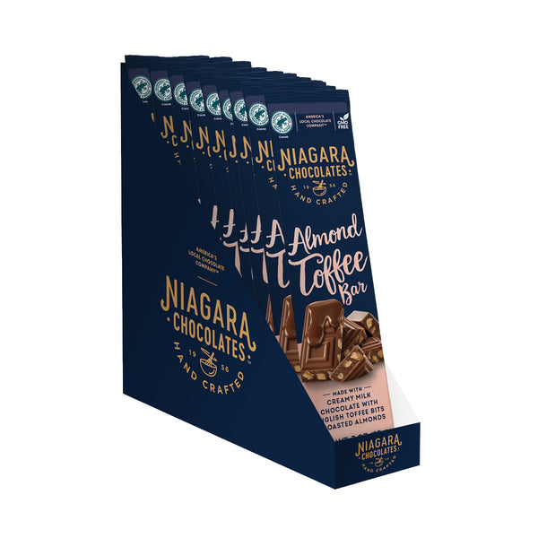 Milk Chocolate 3oz Almond Toffee Bar