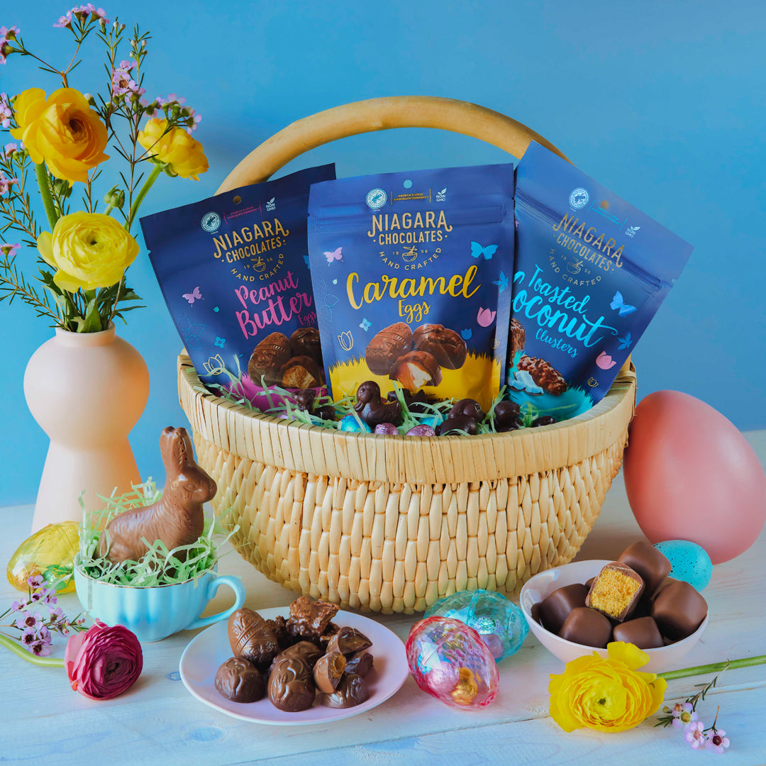 Milk Chocolate Caramel Eggs (4.3oz Bag) niagarachocolates