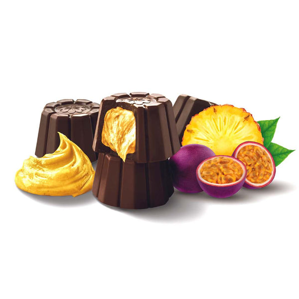 Dark Chocolate Pineapple Passionfruit Cups (4.1oz Bag)