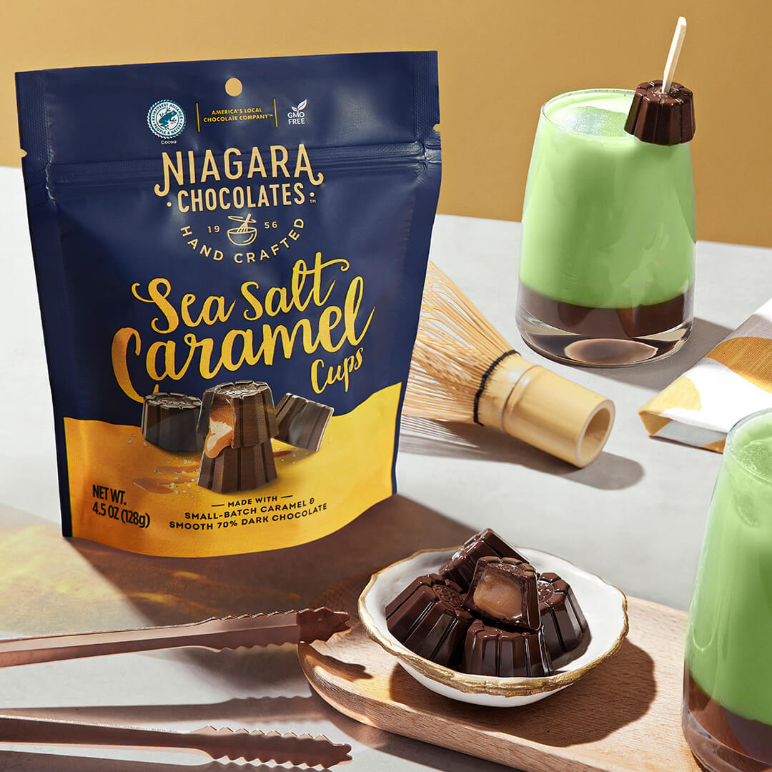Caramel Matcha niagarachocolates