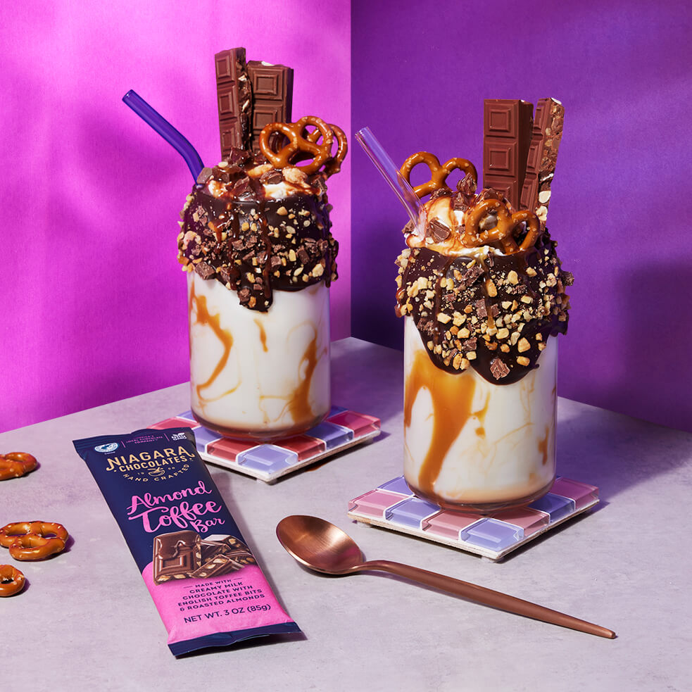 Almond Toffee Milkshake niagarachocolates