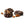 Load image into Gallery viewer, 70% Dark Chocolate Salted Almond Clusters (4.5oz Bag)
